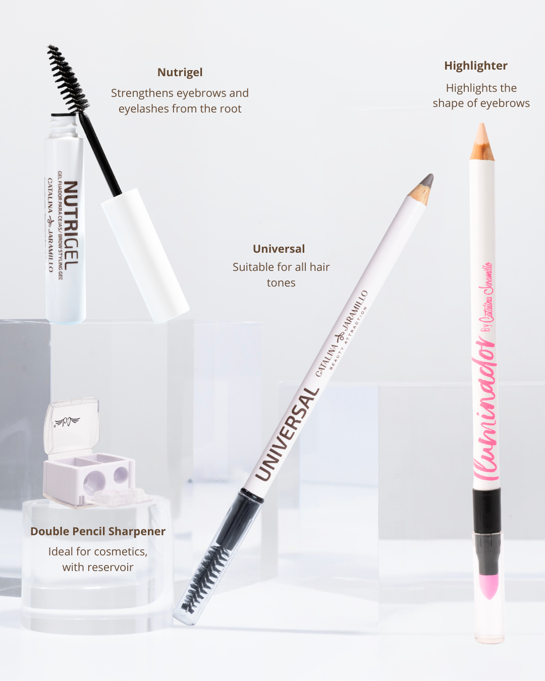 Kit Perfect Brows 24/7 | Universal Pencil + Nutrigel + Highlighter