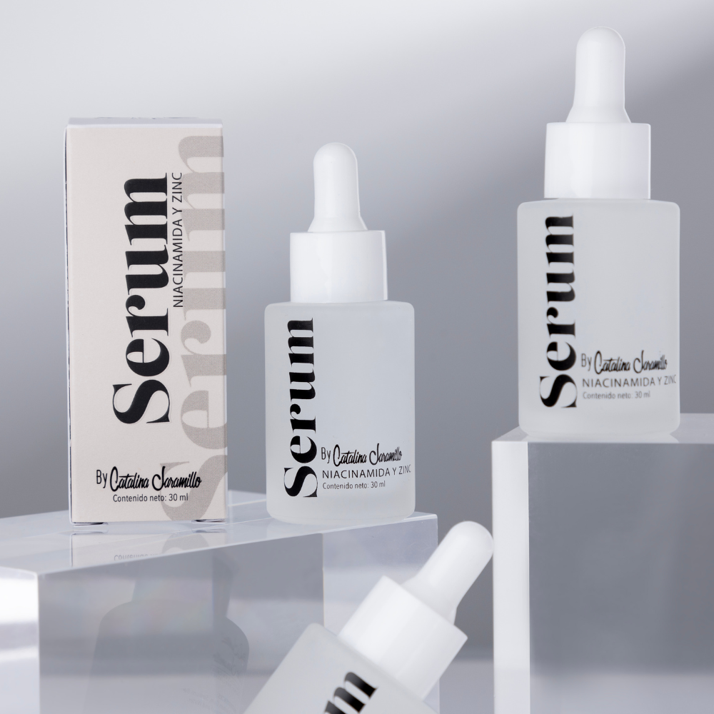 Zinc serum with niacinamide