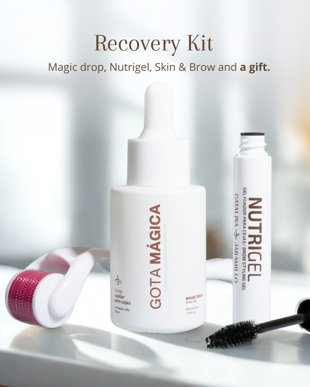 Eyebrow Recovery Kit - Magic Drop - Nutrigel Skin & Brow