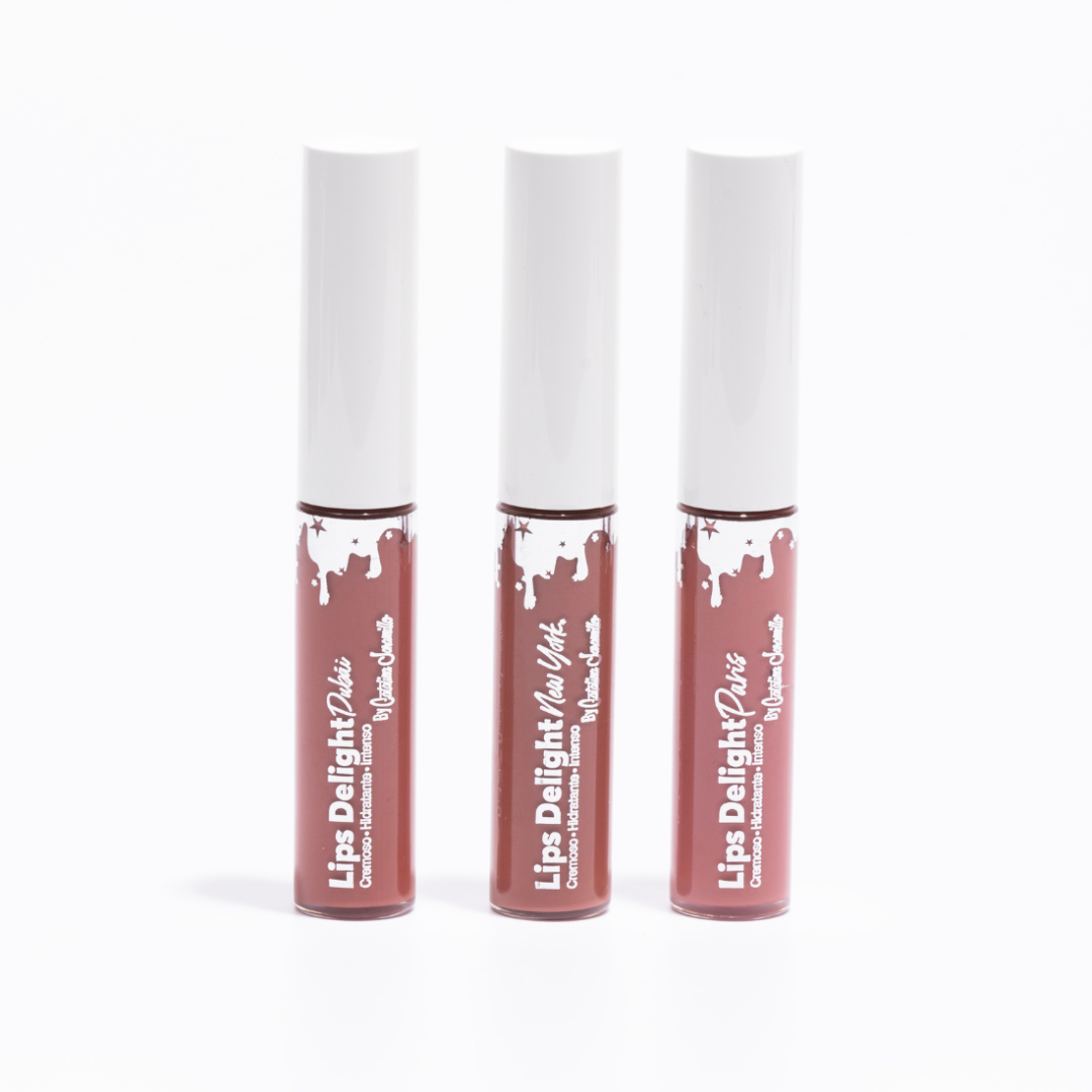 Kit Lips Delight USA | Kit of 3 lipsticks in Nude tones